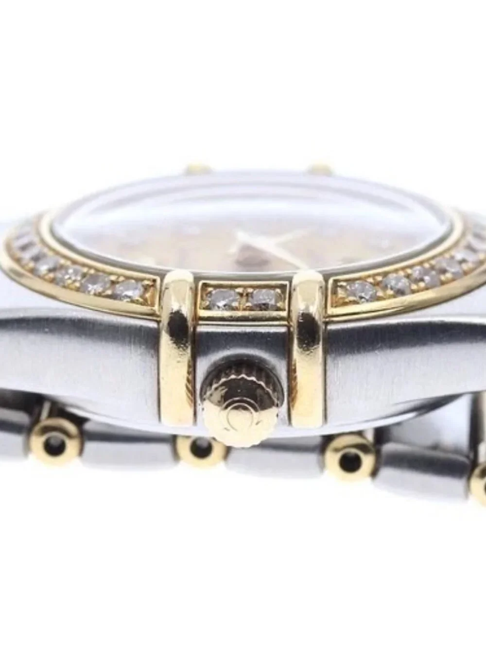 OMEGA Constellation 1267.15 Diamond bezel gold Dial Quartz Ladies Watch_968798